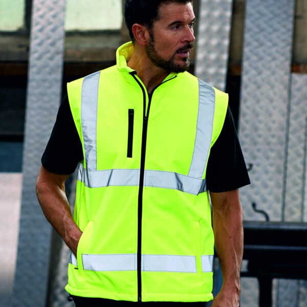 Hi-Vis Softshell Bodywarmer Thumbnail