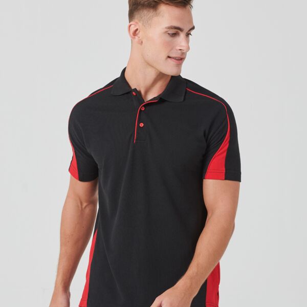 Finden + Hales Club Poly/Cotton Piqué Polo Shirt Thumbnail